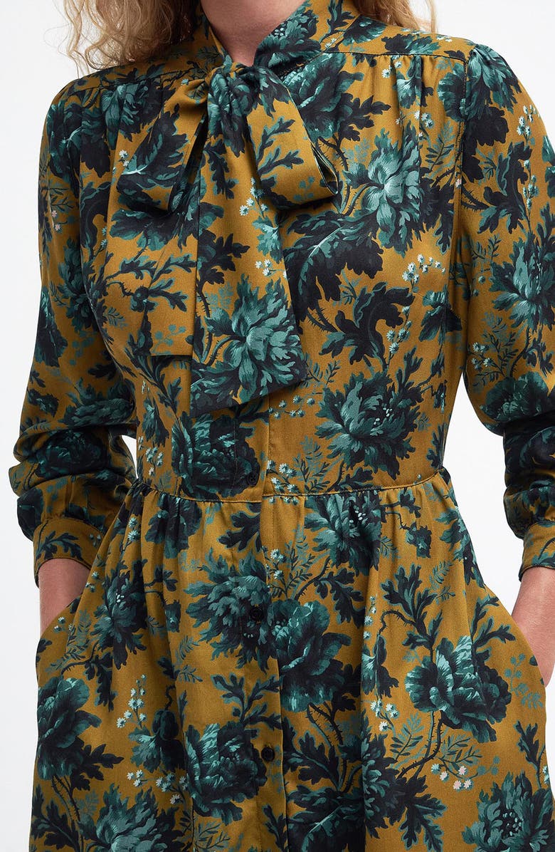 Barbour Queensbridge Floral Long Sleeve Shirtdress, Alternate, color, 