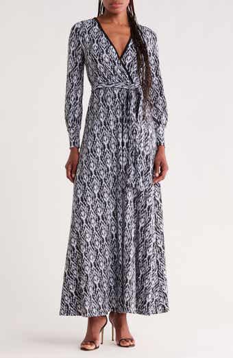 Long Sleeve Wrap Dress