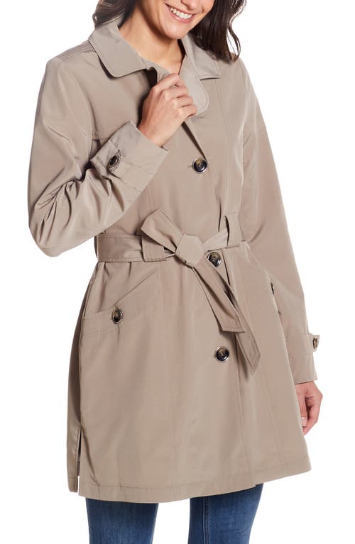 Gallery Belted Raincoat in Mushroom  product