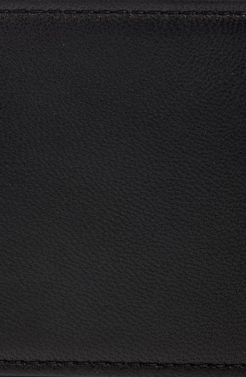 Eileen Fisher Obi Bow Leather Belt In Black