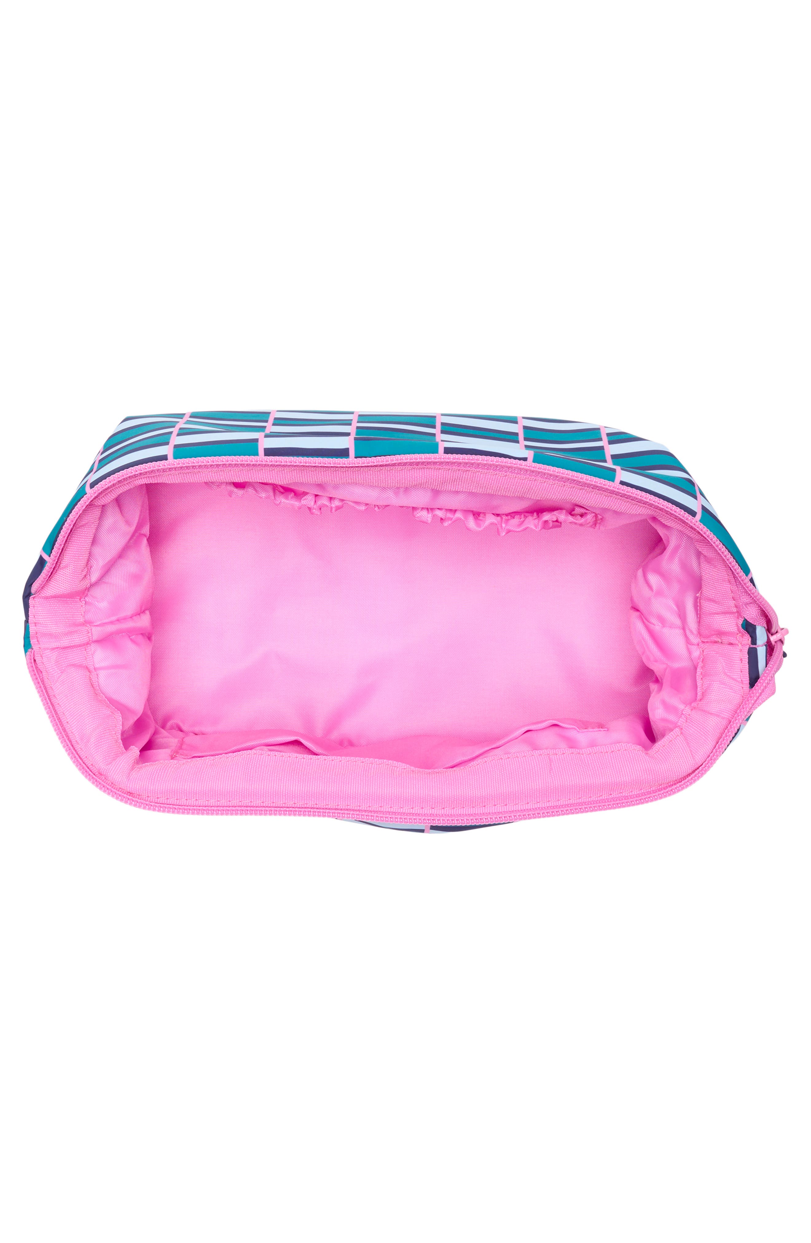 Beauty Case, Alternate, color, TEAL/ PINK