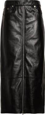 R13 Leather Skirt Pants