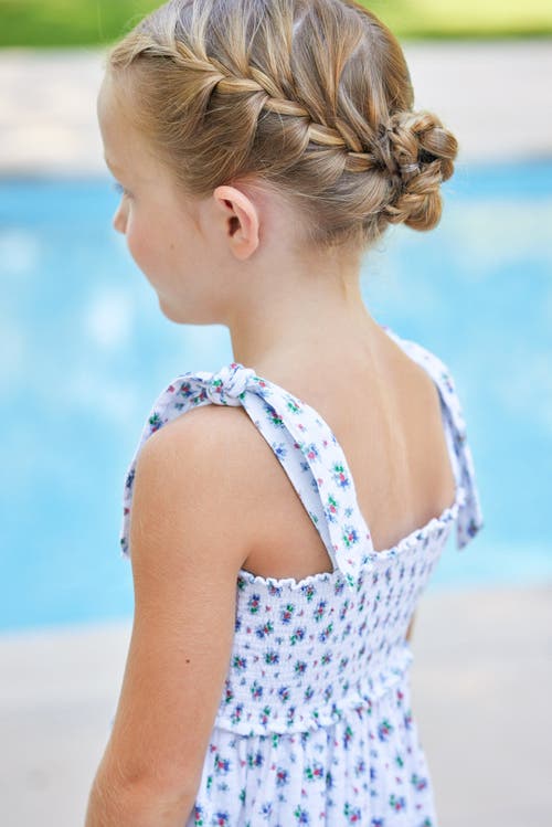 Little English Kids' Isabel Dress In Blue
