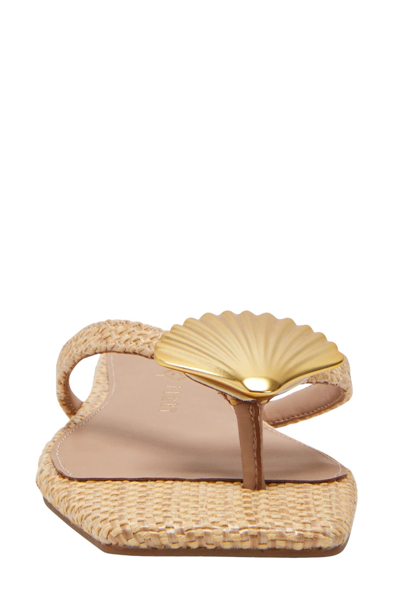 The Camie Shell Flip Flop, Alternate, color, NATURAL