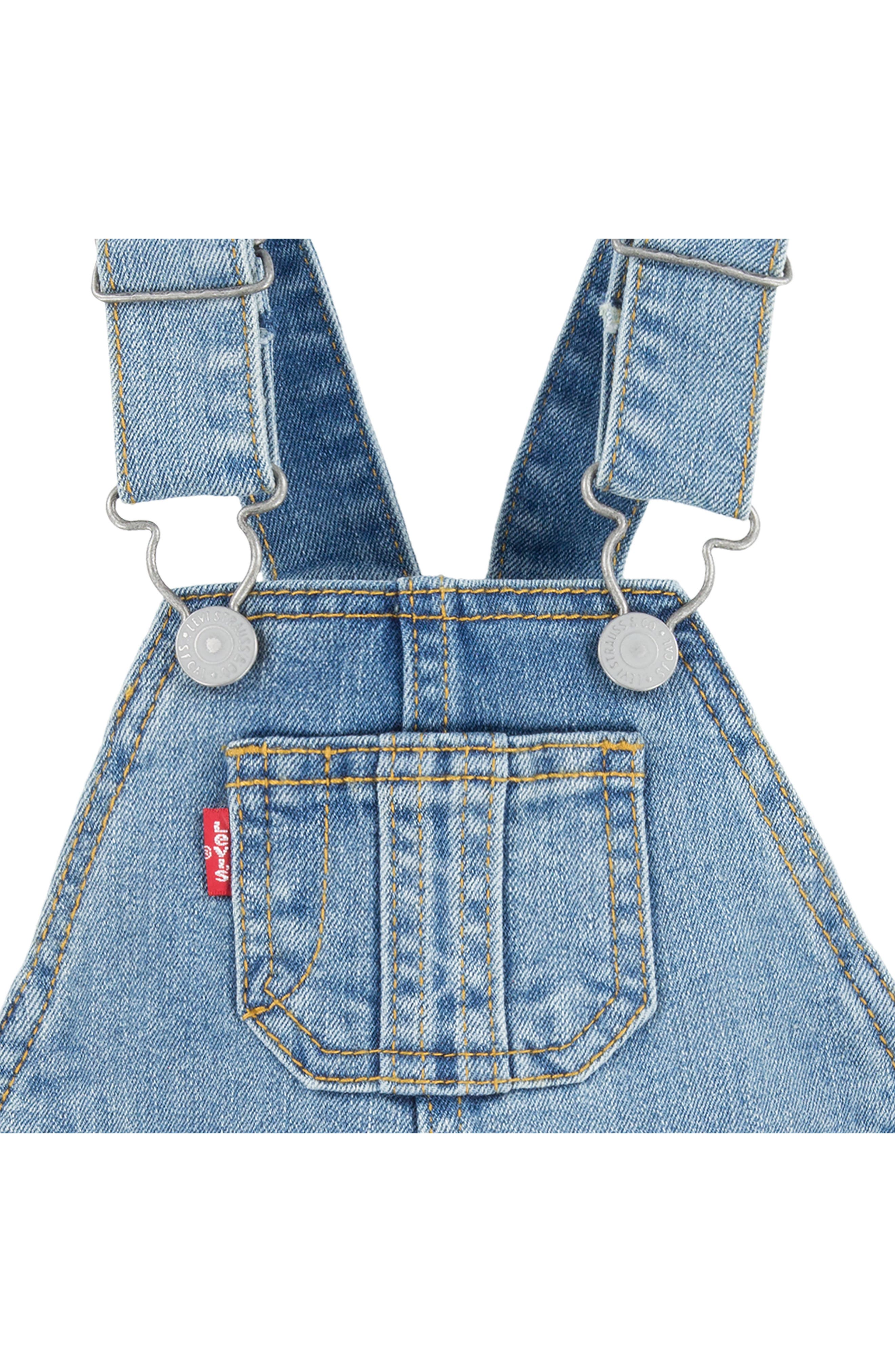 Детские Levi's Denim Shortalls — фото 3