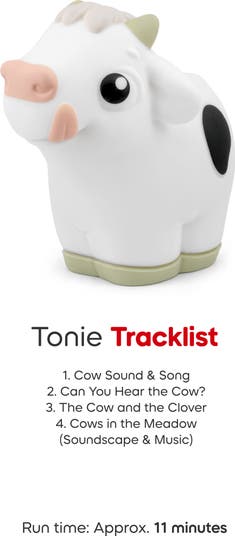 Toniebox 2 with 3-Pack Farm Tonie Audio Characters Bundle