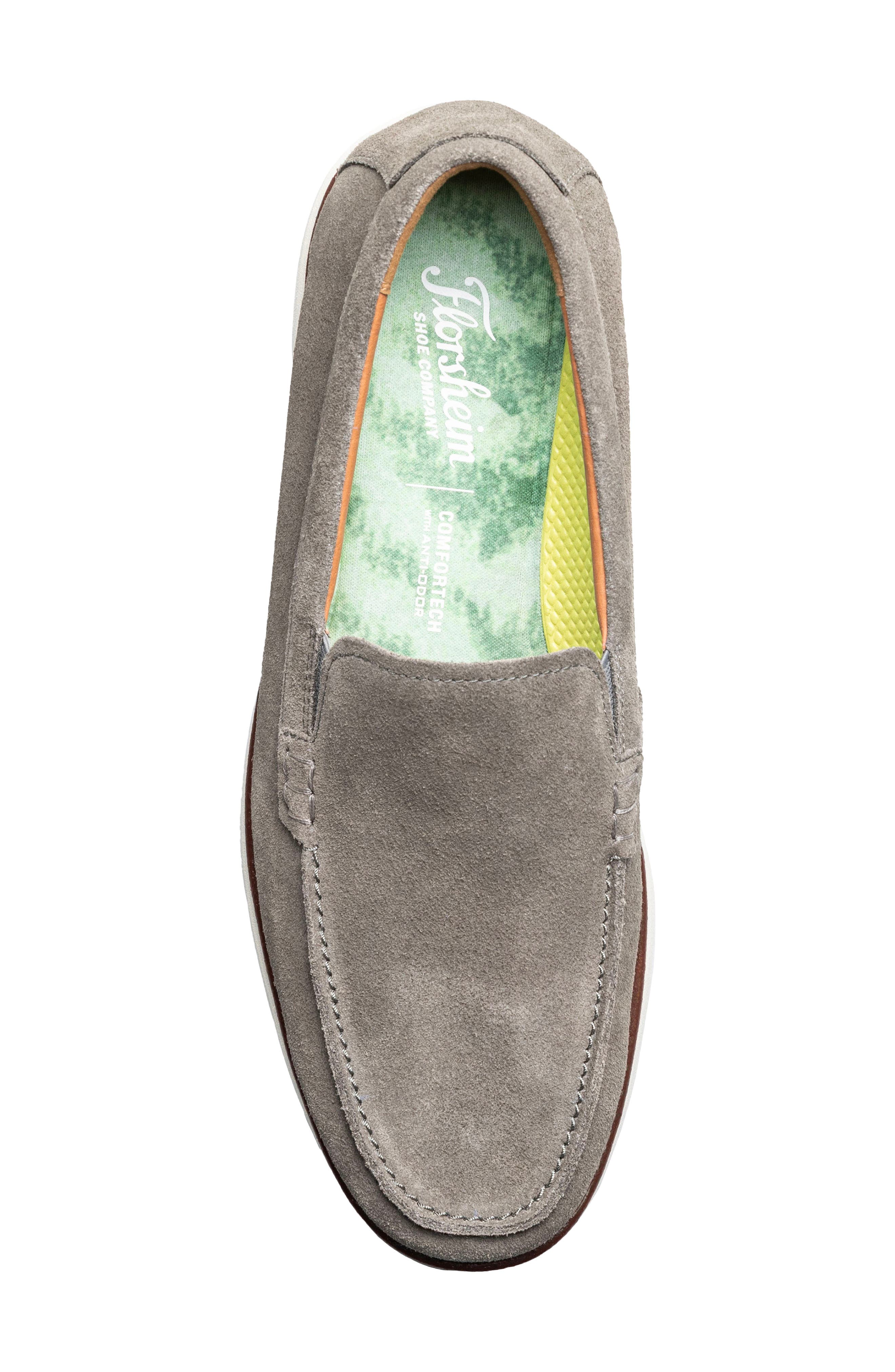 Florsheim Tropics Venetian Loafer, Alternate, color, Gray Suede