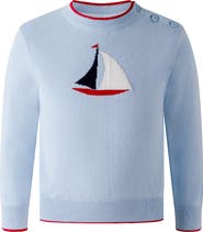 Rachel Riley Sailboat Intarsia Sweater