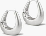 YOJ Molten Maxi Earrings in Silver