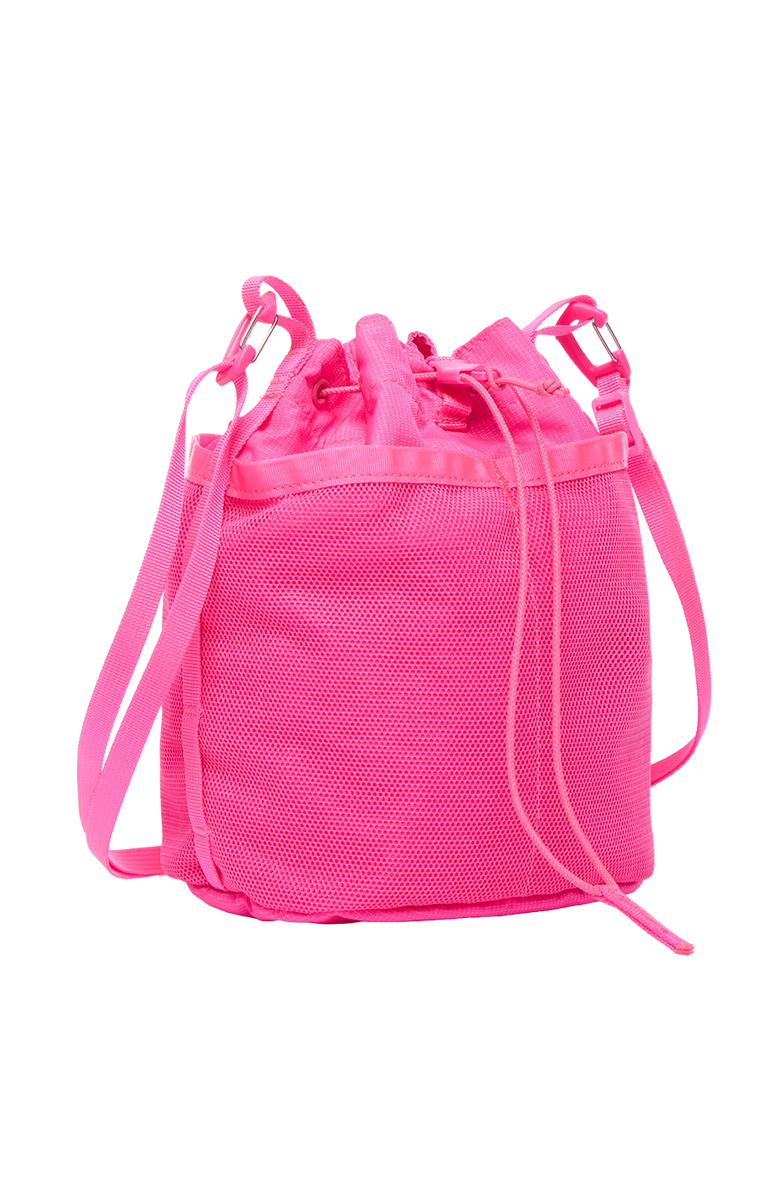 Baboon to the Moon Drawstring Crossbody Pouch, Alternate, color, Hyper Pink
