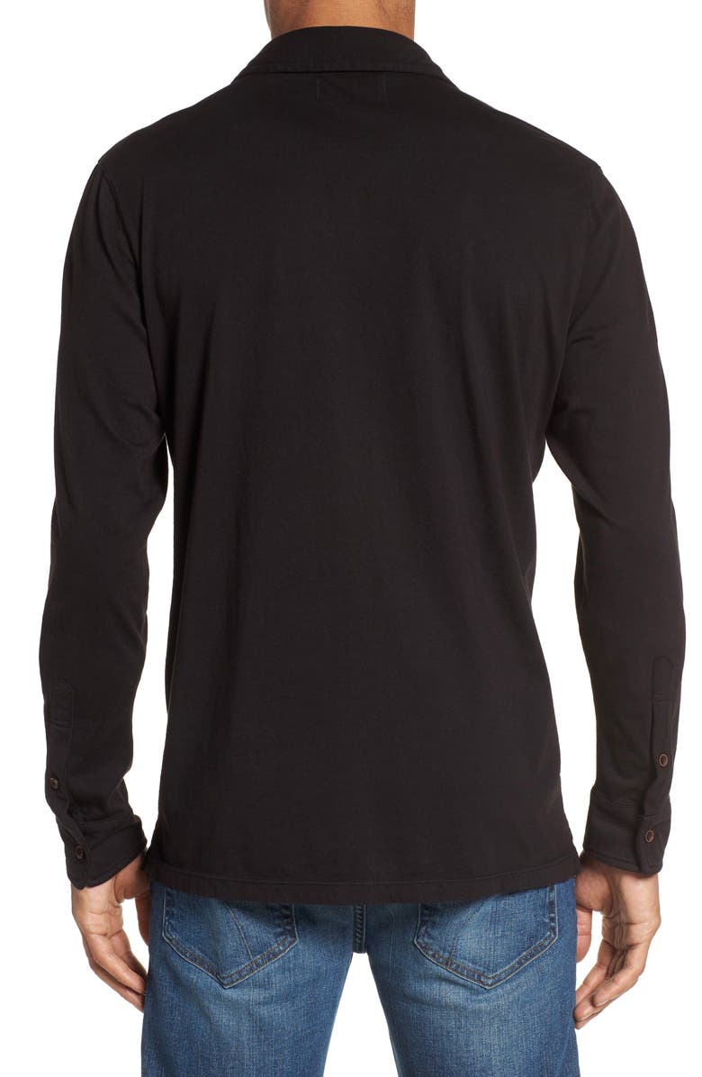 M.Singer Long Sleeve Jersey Polo, Alternate, color, 
