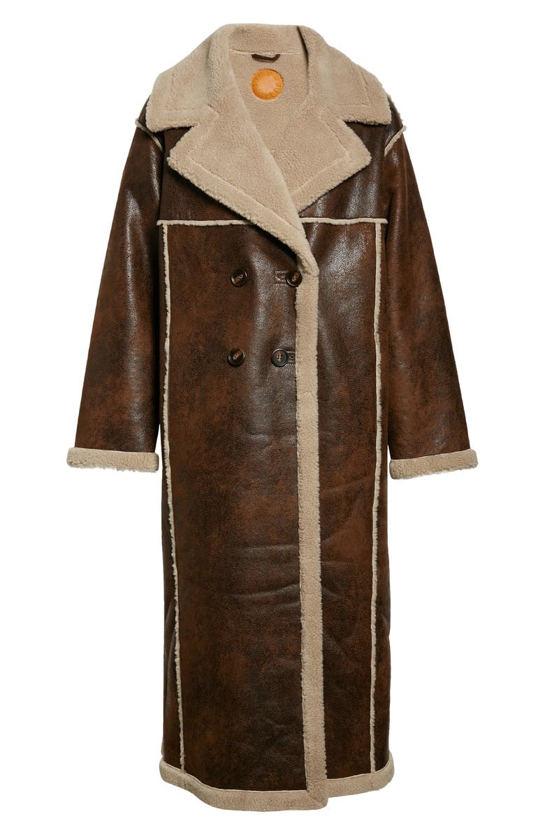 Simon Miller Jetz Faux Shearling Coat, Alternate, color,