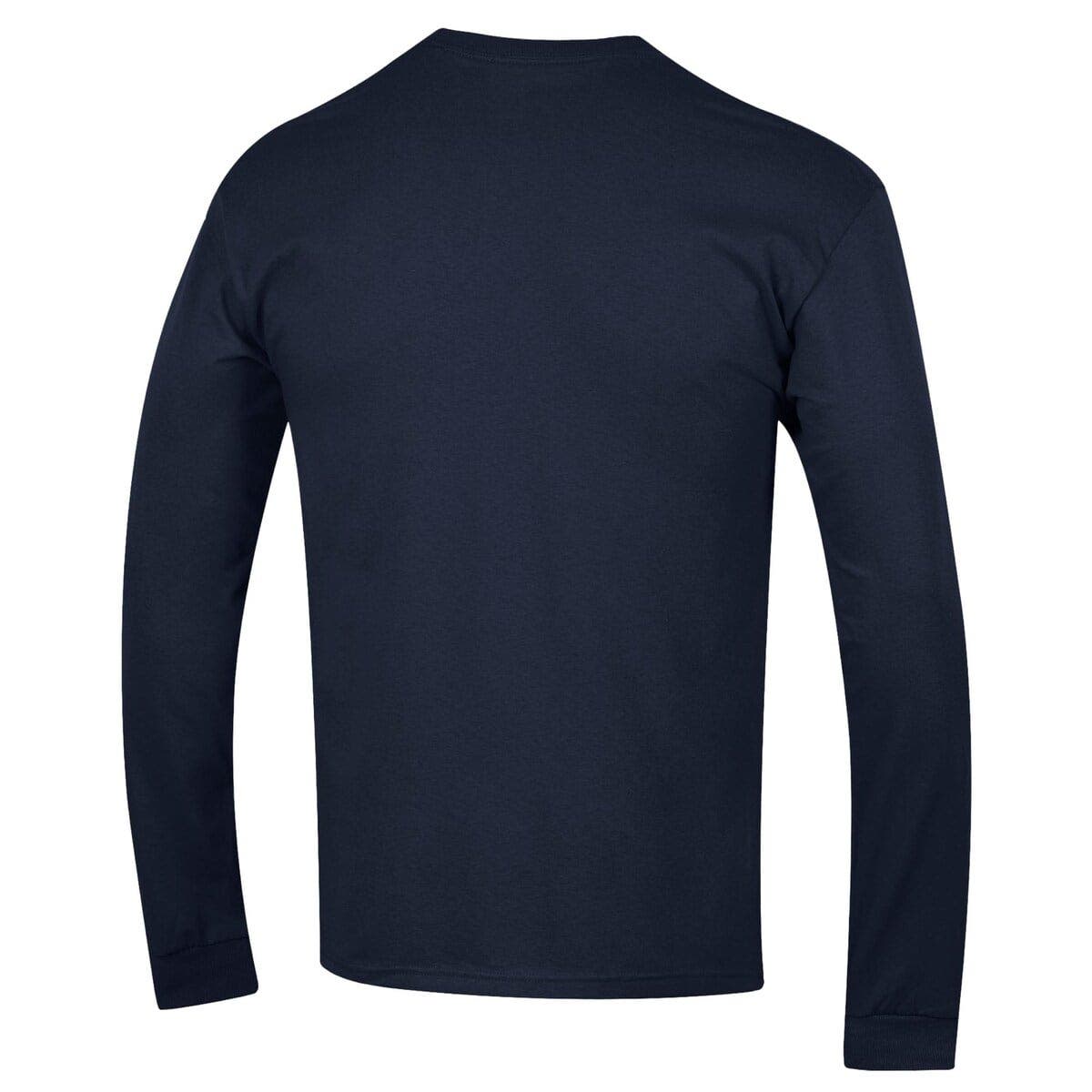 Champion Men's Champion Navy Yale Bulldogs Basic Arch Long Sleeve T ...