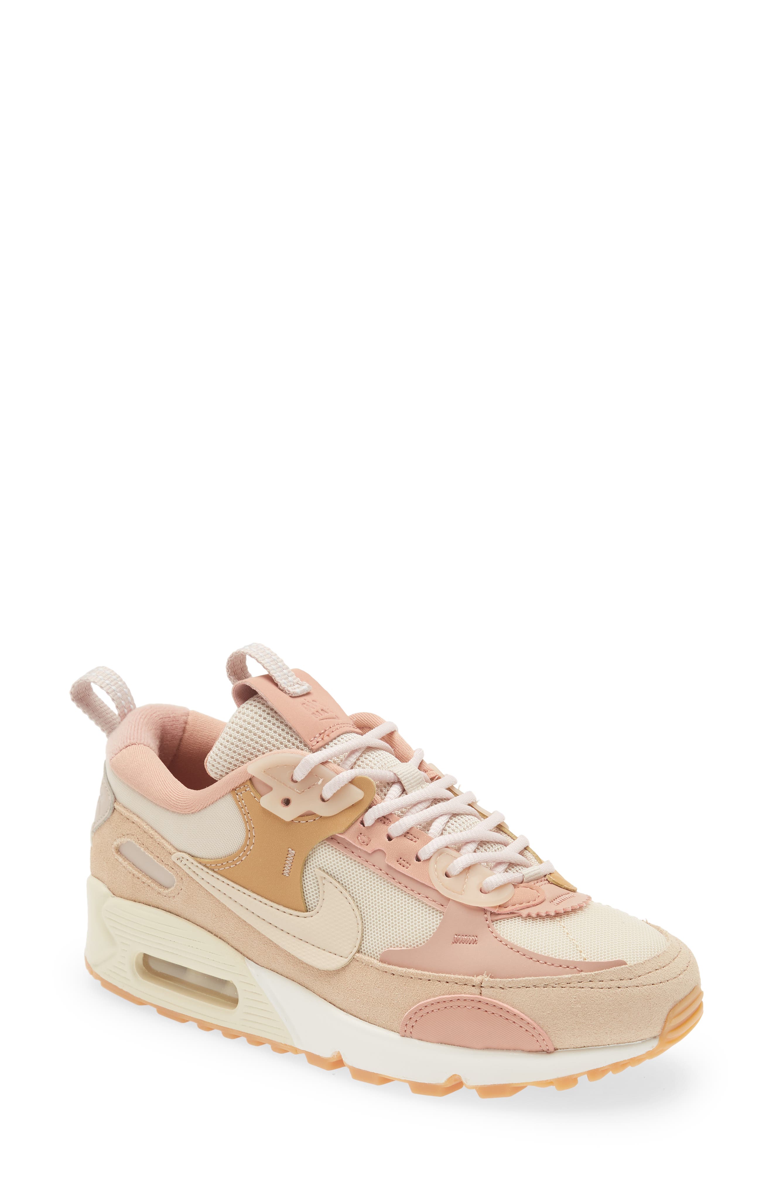 Air Max 90 Futura Sneaker, Main, color, SAND DRIFT/ HEMP ROSE WHISPER