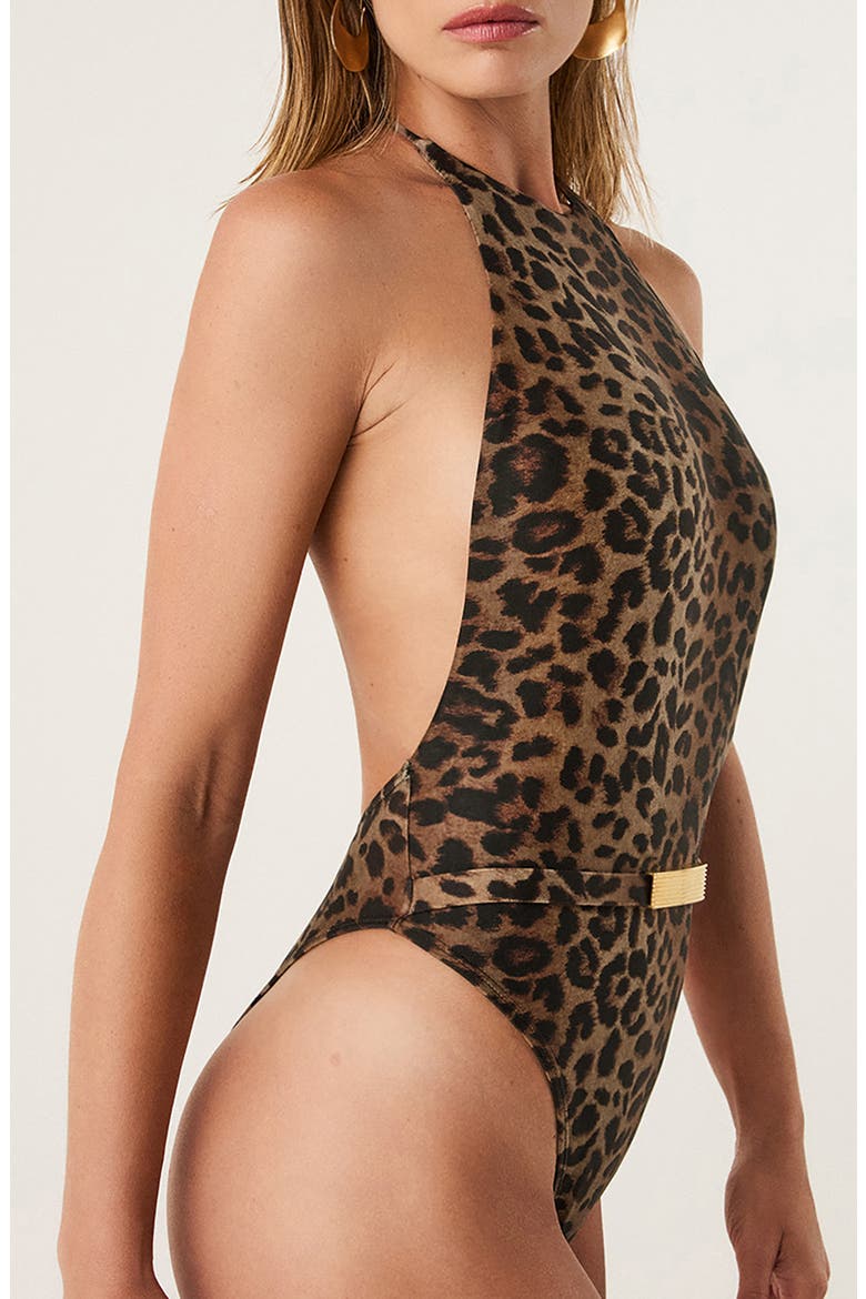 Tammy Renee Open Back One-Piece Swimsuit, Alternate, color, MULTI