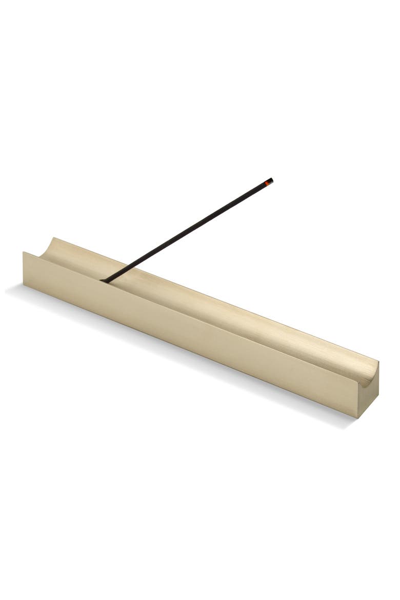 Chord Brass Incense Burner, Main, color, BRASS