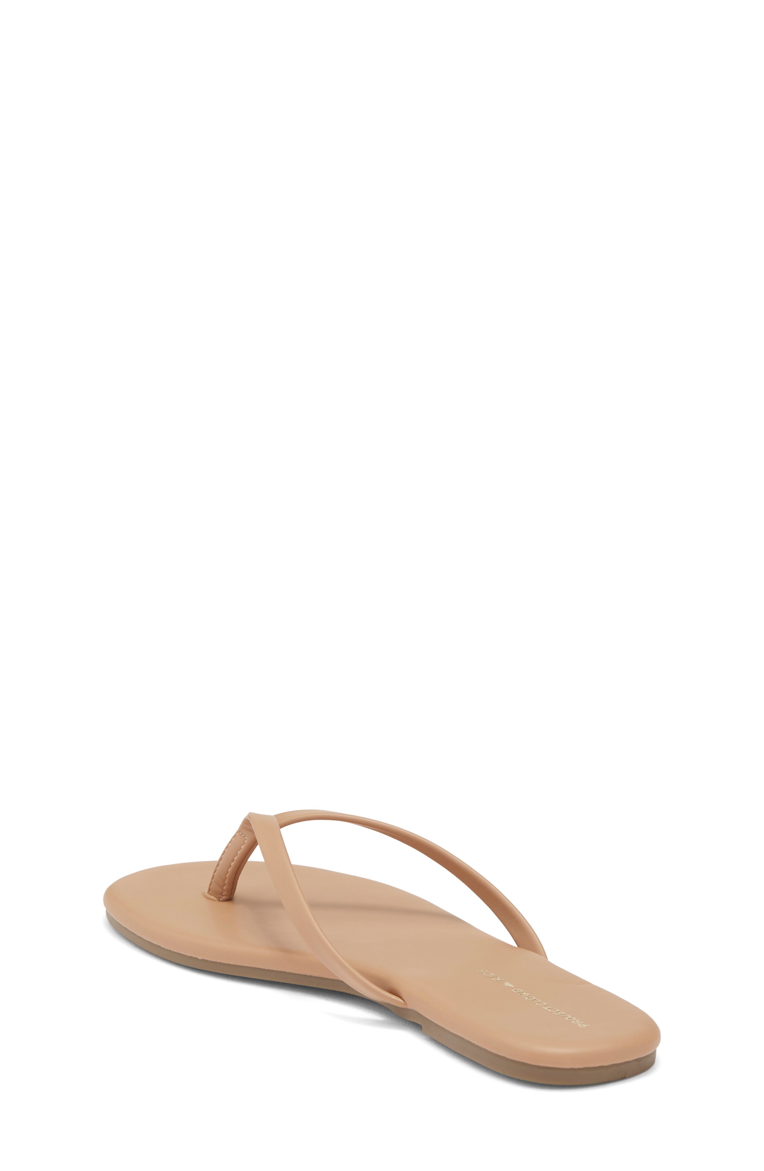 Project Cloud Kids' Little Fountain Flip Flop, Alternate, color, Taupe