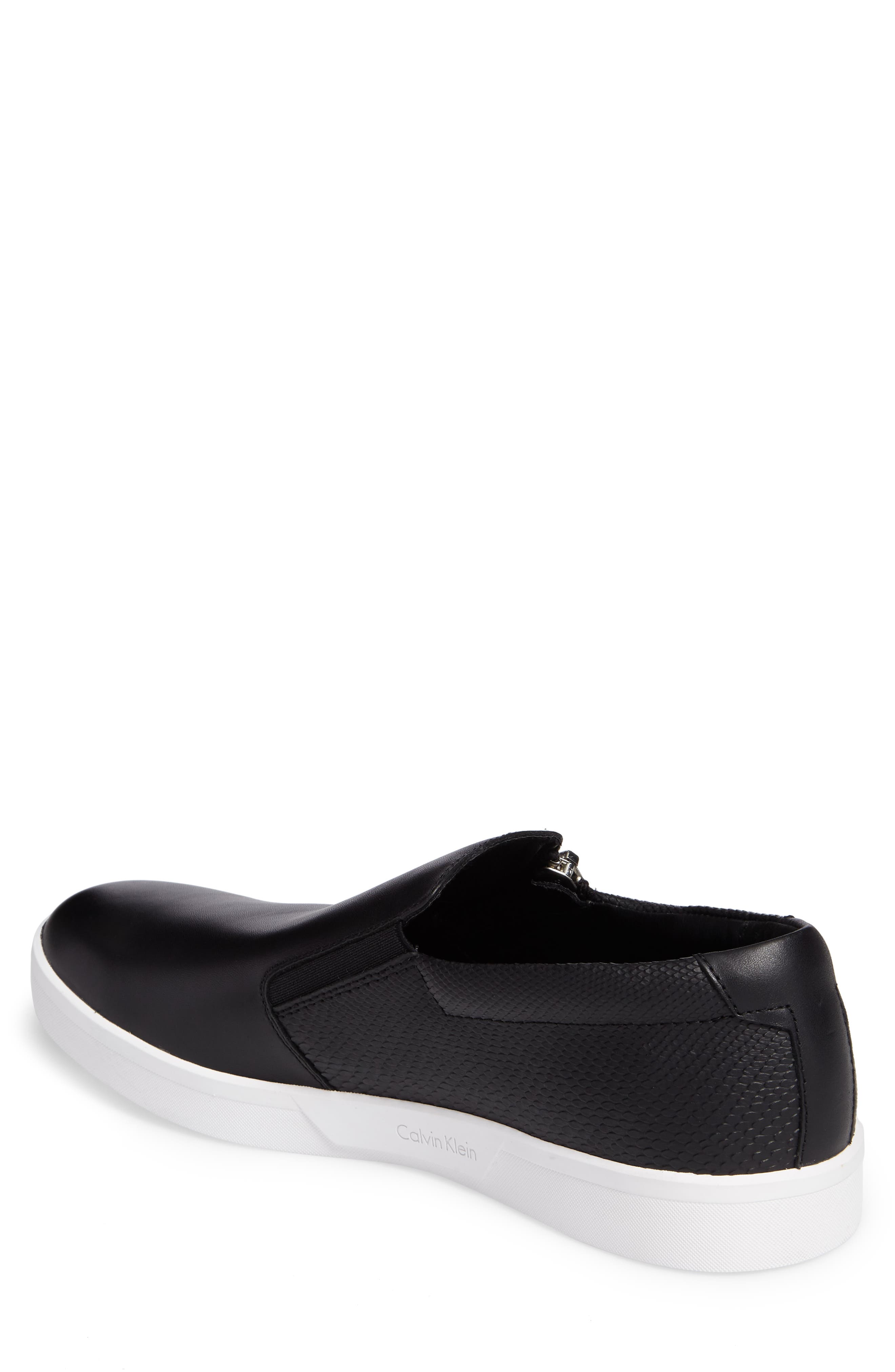 Calvin Klein Ibiza Slip-On Zip Sneaker, Alternate, color, 