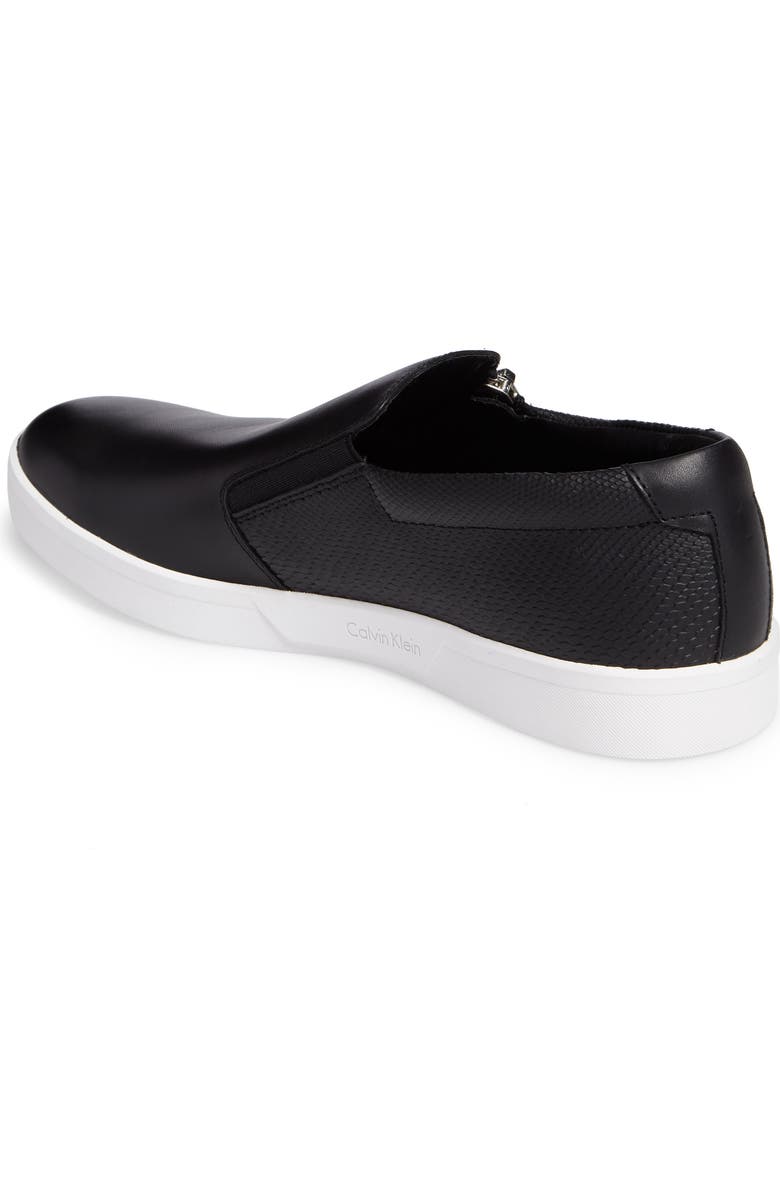 Calvin Klein Ibiza Slip-On Zip Sneaker, Alternate, color,