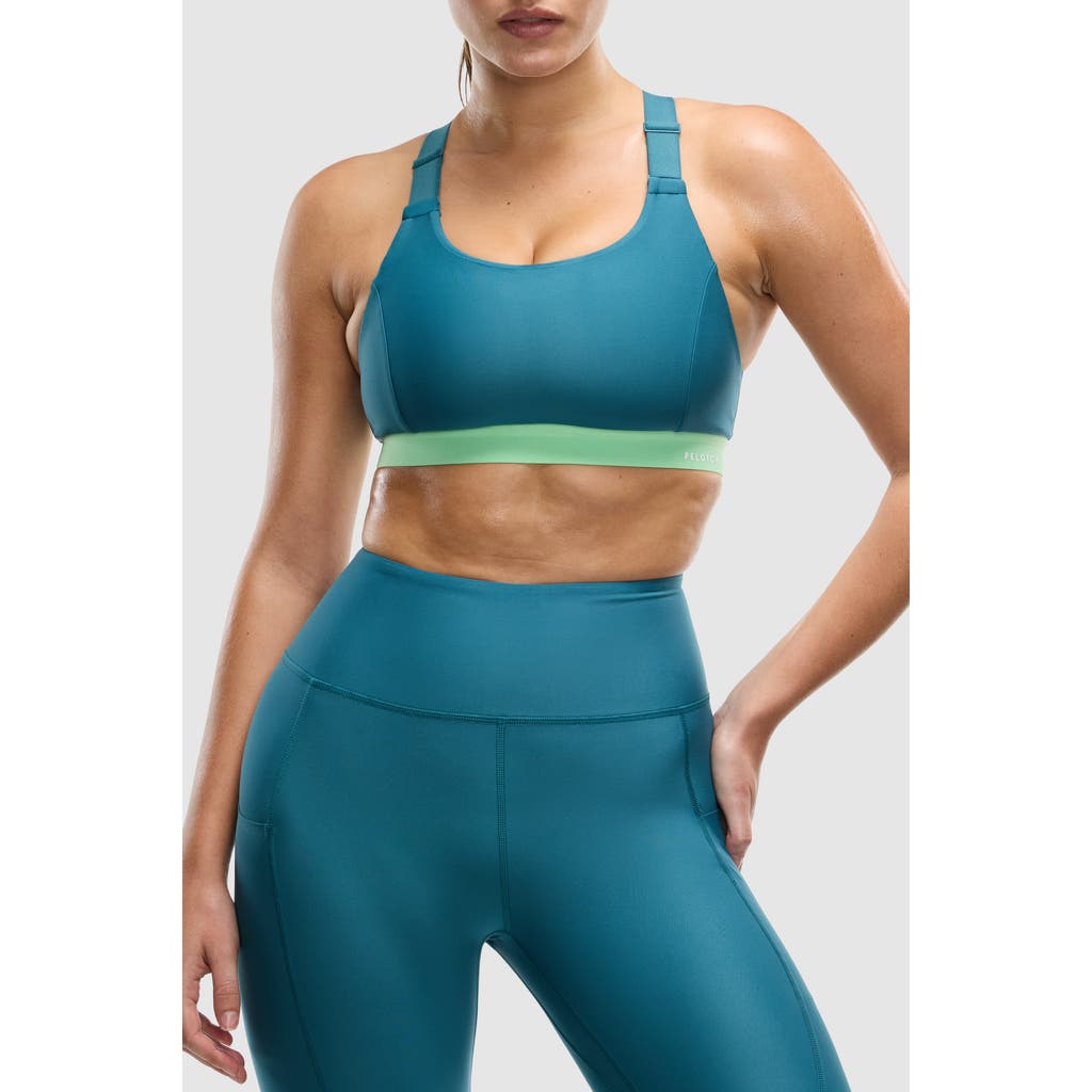 Peloton Enhanced Support Racerback Bra In Black