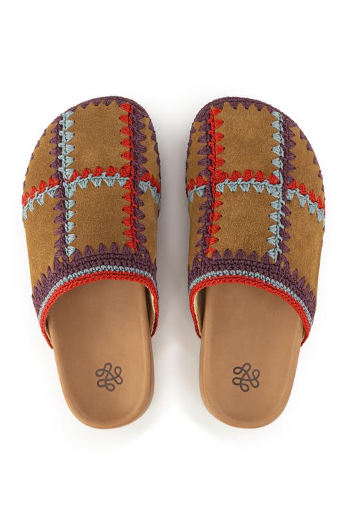 The Sak Bolinas Suede Clog Shoe In Multi