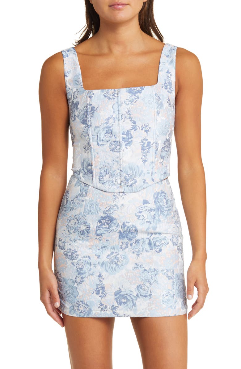 YELLOW THE LABEL Andie Corset Tank, Main, color, 