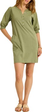 Tommy Bahama Islandscape Cotton Henley Minidress