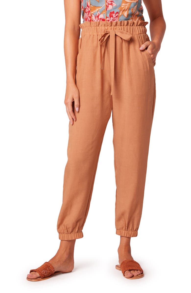 B.O.G. Collective Sienna Tie Waist Pants, Main, color, 