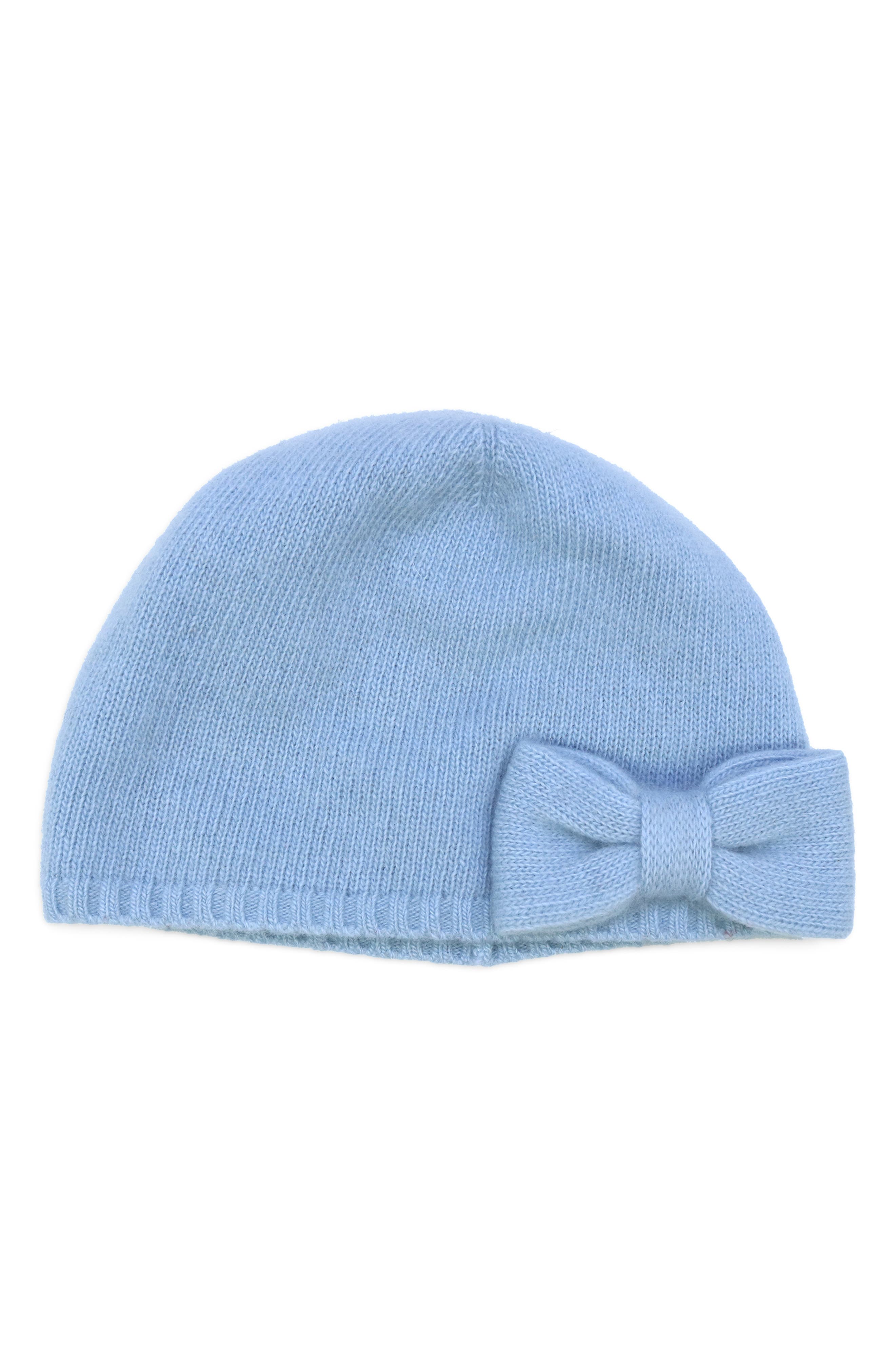 Cashmere Beanie with Bow
