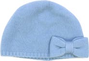Portolano Cashmere Beanie with Bow