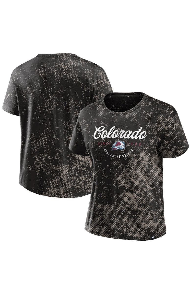 FANATICS Women's Fanatics Branded Black Colorado Avalanche Breakaway T-Shirt, Main, color, Black