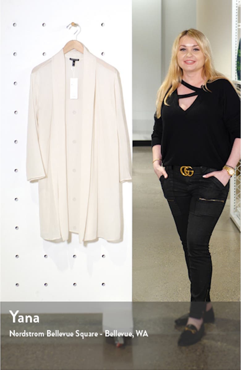 Long Open Front Jacket, sales video thumbnail