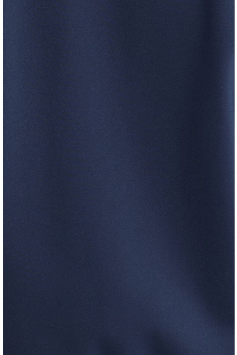 Cropped Stretch Scuba Quarter Zip Polo, Alternate, color, TWILIGHT