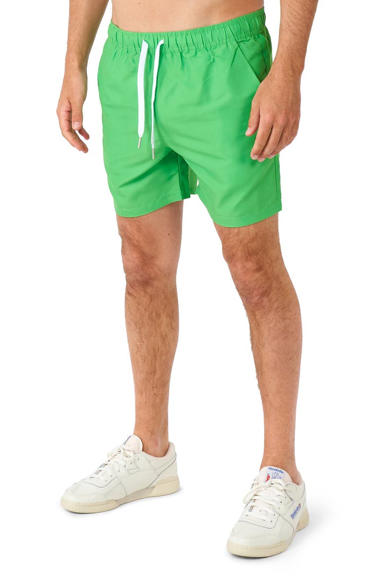 TMNT Matching Button-Up Shirt & Drawstring Shorts Set, Alternate, color, GREEN