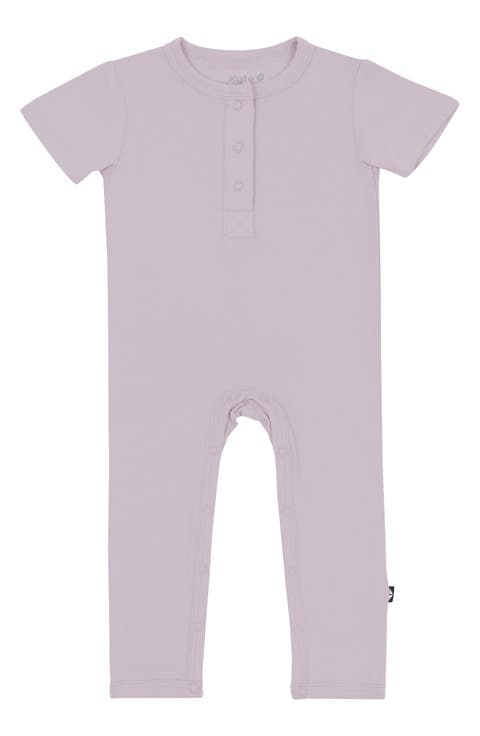 Kids' Wisteria Short Sleeve Snap Romper (Toddler)