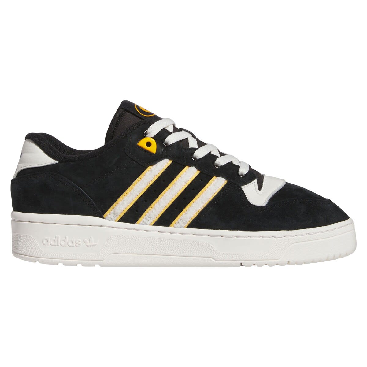 adidas Black Grambling Tigers Rivalry Low Basketball Shoes, Alternate, color, Black