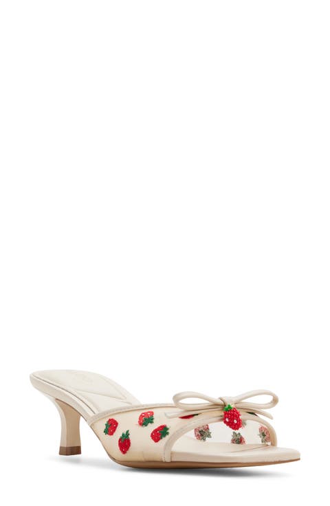 Begoniaa Kitten Heel Slide Sandal (Women)