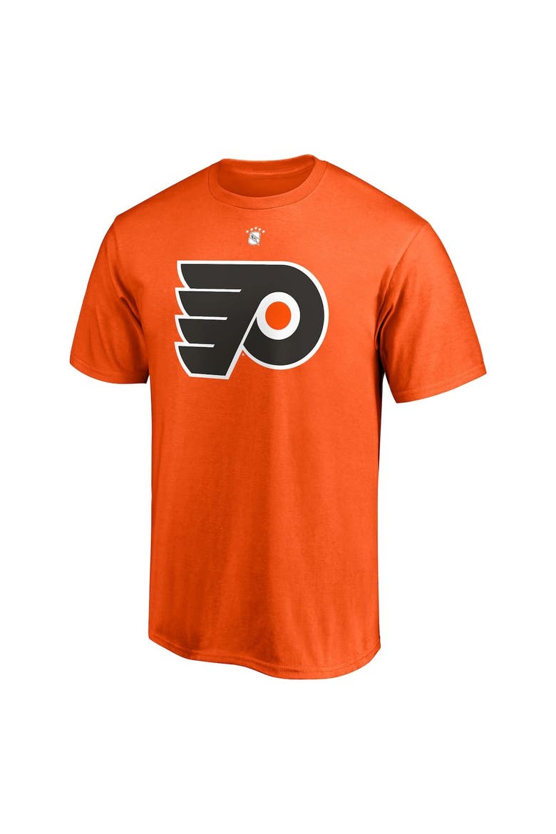 Men's Fanatics Branded Dave Schultz Orange Philadelphia Flyers Authentic Stack Retired Player Nickname & Number T-Shirt, Alternate, color, Orange