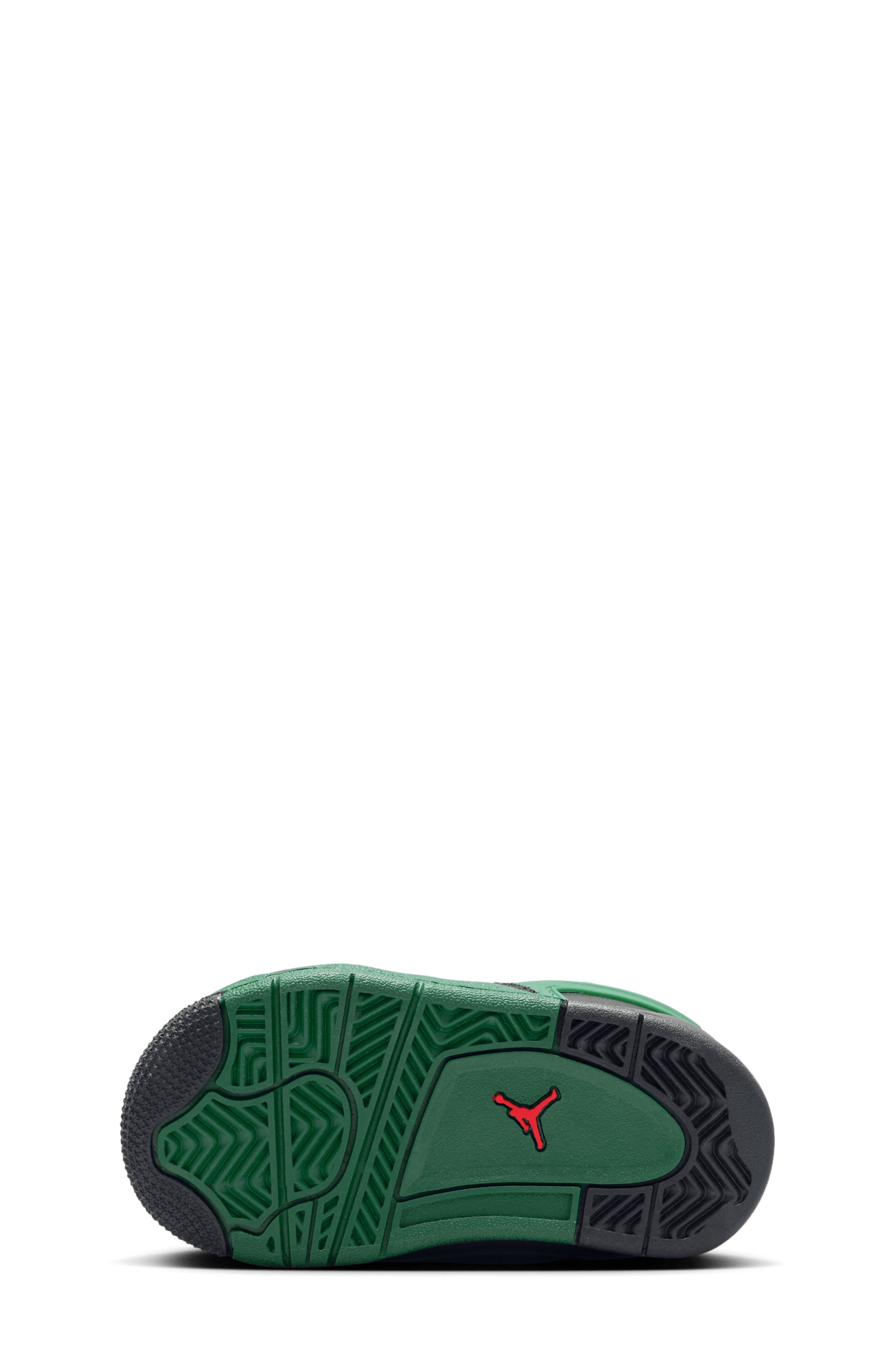 Jordan Kids' Air Jordan 4 RM Sneaker, Alternate, color, 003 Black/Gorge Green