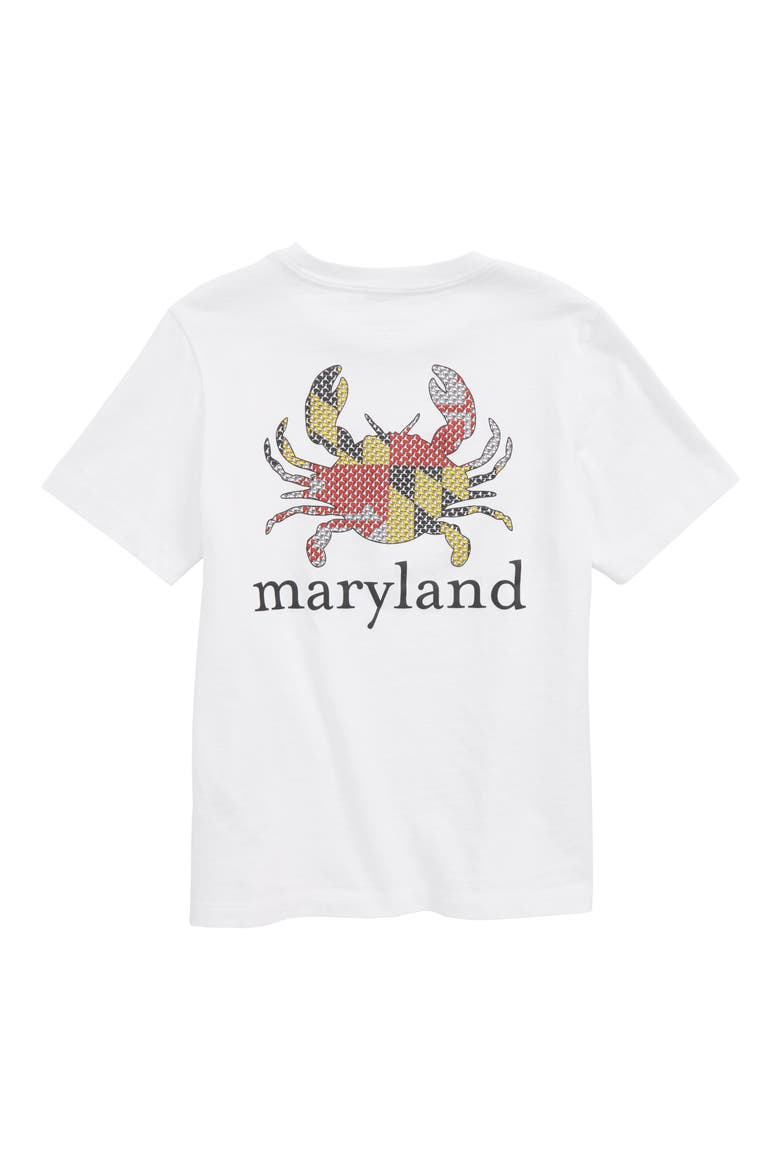Maryland Crab Graphic Pocket T-Shirt, Alternate, color, WHITE CAP