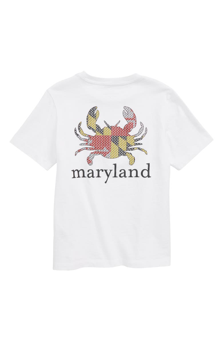 vineyard vines Maryland Crab Graphic Pocket T-Shirt, Alternate, color, 