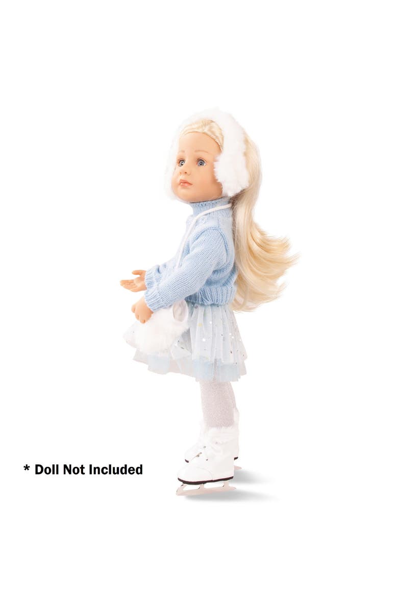 Gotz Skating Beauty Combo 5 Piece Outfit For Standing Dolls, Alternate, color, Blue
