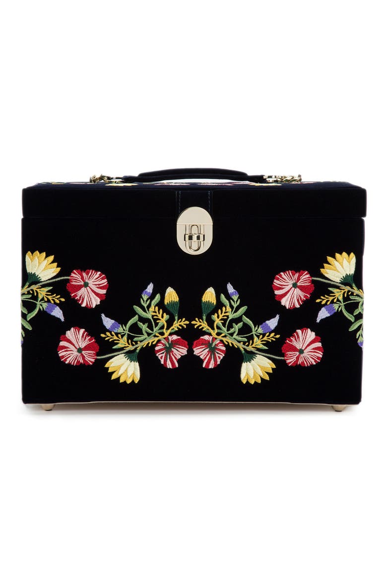 Zoe Large Jewelry Box, Main, color, INDIGO