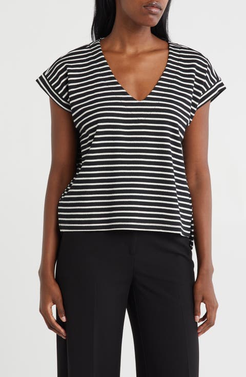 V-Neck Short Sleeve Top