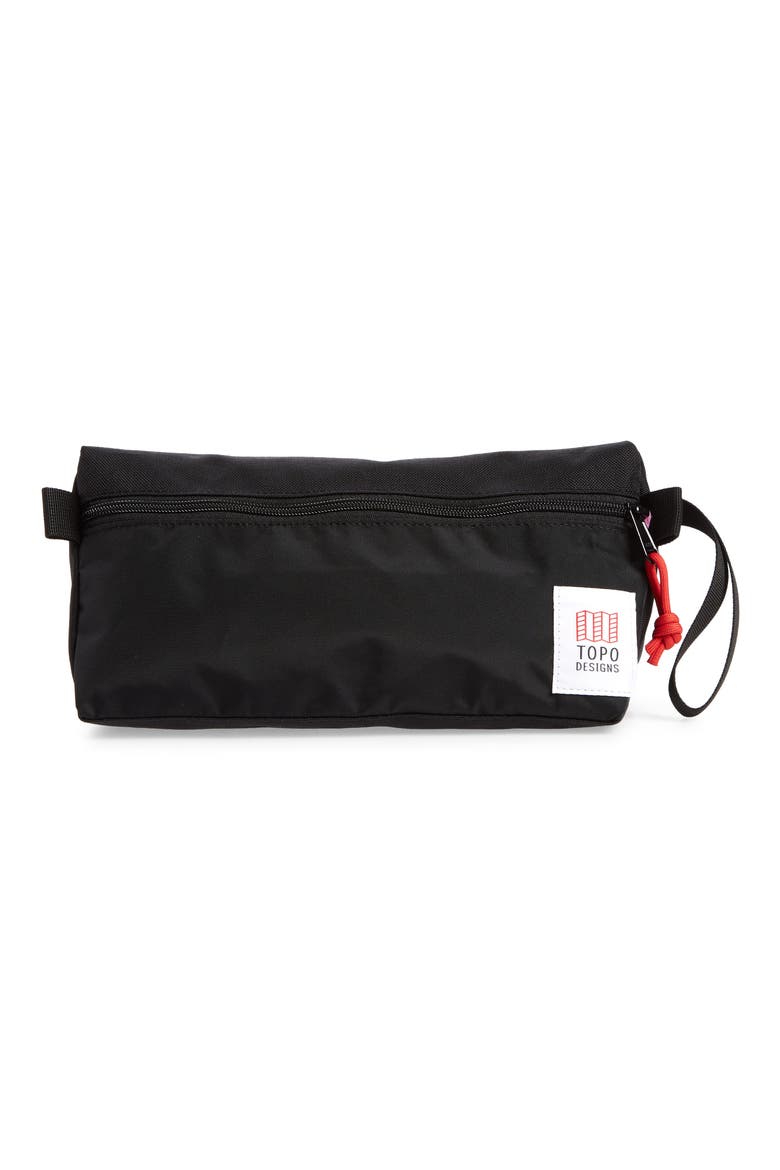 Dopp Kit, Main, color, BLACK/ BLACK