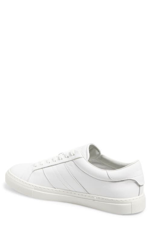 Bally Hedon Leather Sneakers In White