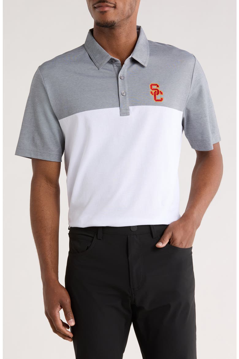 The Rudds 2.0 USC Polo, Main, color, HEATHER QUIET SHADE/