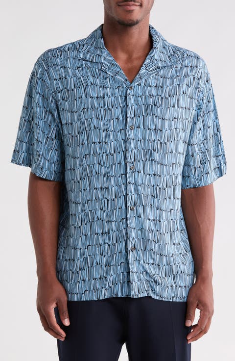 Espino Slim Fit Camp Shirt