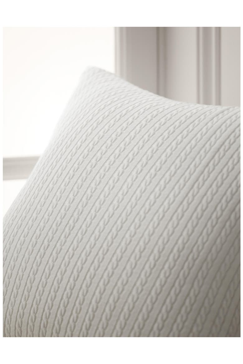 Delphine Throw Pillow, Alternate, color, WHITE