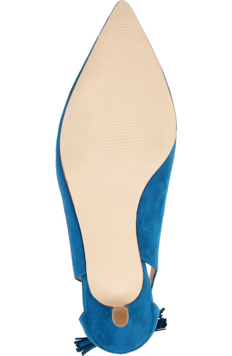 Journee Collection JOURNEE Bindi Kitten Heel Pump, Alternate, color, Teal